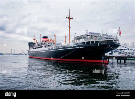 Yokohama Japan April 8 2019 The Hikawa Maru Japanese Ocean Liner