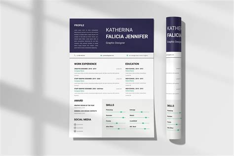 Simple Resume Graphic By Storictype Creative Fabrica