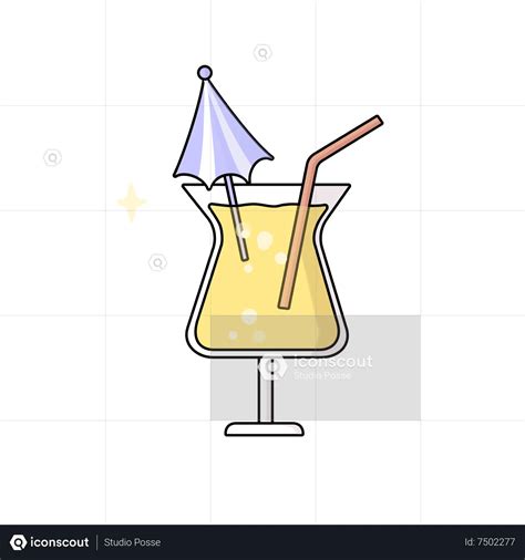 Cocktail Animated Icon download in JSON, LOTTIE or MP4 format