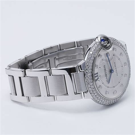 Cartier Ballon Bleu 36mm Diamond Watch | New York Jewelers Chicago