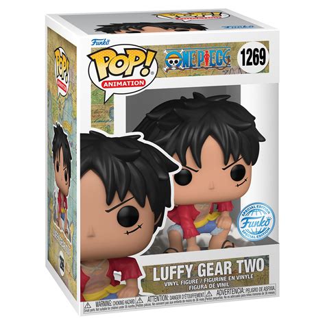 Funko One Piece - Pop Animation N° 1269 - Luffy Gear Two avec Chase