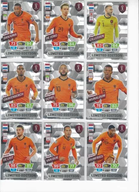 PANINI ADRENALYN XL FIFA World Cup Qatar 2022 Limited Edition NEDERLAND