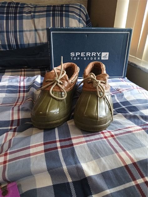 Sperry top sider/Green/with Sperry box/Size 10 - Gem