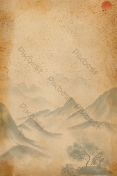 chinese style paper poster background psd backgrounds