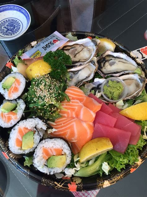 23 Sashimi Oyster And Sushi Platter From St Pierres Nz Sushi