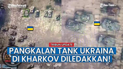 Serangan Rudal Iskander Rusia Hancurkan Pangkalan Tank Militer Ukraina