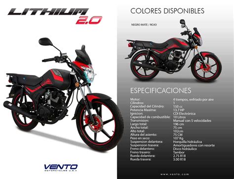 Lithium Vento Motorcycles U S A Honduras