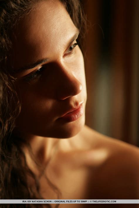Curly Haired Brunette In A Blue Shirt And W Xxx Dessert Picture