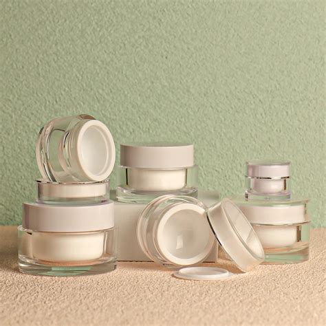 Luxury Cosmetic Containers 5g 10g 15g 20g 30g 50g Acrylic Plastic Cream