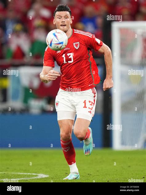 Doha Qatar Kieffer Moore Of Wales During The Fifa World