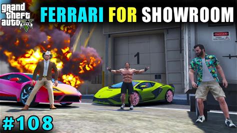 Michael Buying The Most Expensive Ferrari Super Car For Showroom Gta