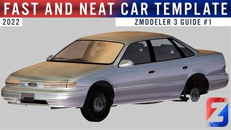 Guide How To Do A Fast And Neat Template Of Car With LODs Zmodeler 3