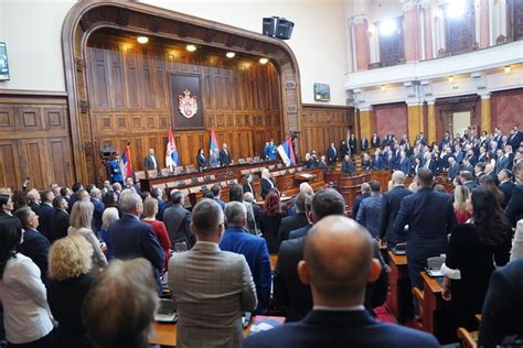 Konstitutisana Sednica Skup Tine Srbije Potvr Eni Mandati Narodnim