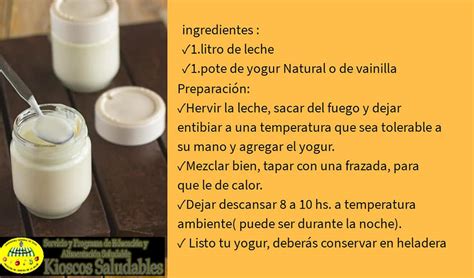 Kioscos Saludables Yogurt Natural Casero