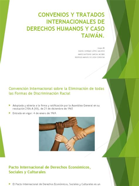 Convenios Y Tratados Internacionales De Derechos Humanos Y Caso Taiwan Pdf Convenio Europeo