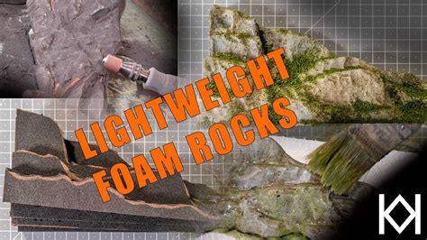 Easy To Make Lightweight Foam Rocks YouTube