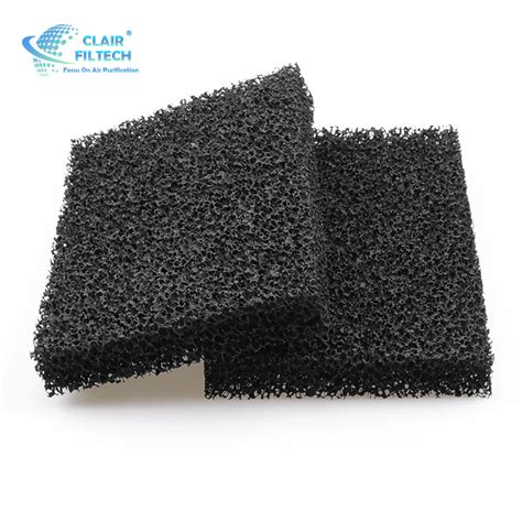 10ppi 60ppi Polyurethane Open Cell Sponge Water Treatment Filter Foam