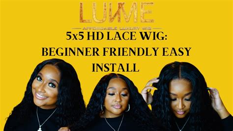 Step By Step 5x5 Hd Lace Closure Wet N Wavy Install Ft Luvme Hair