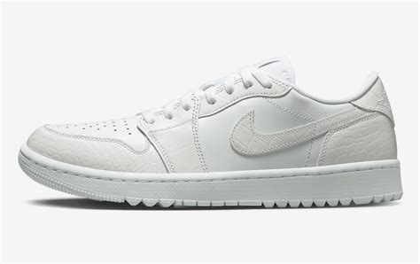 Air Jordan 1 Low Golf White Croc Coming In 2023 LaptrinhX News