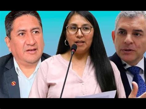 Rafael Vela Sobre La Congresista Ruth Luque Y Vladimir Cerr N No Los