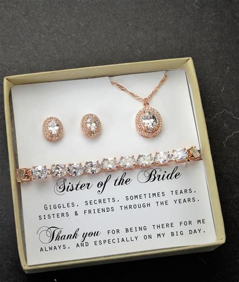 Sister Wedding Tsister Of The Bride T Necklace Maid Of Honor