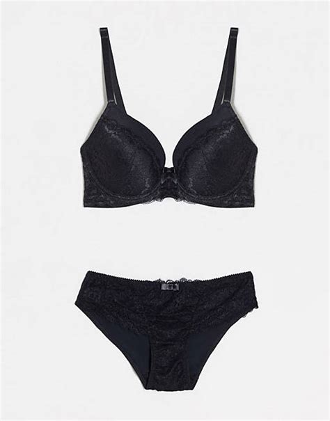 Lingadore Schwarzes Lingerie Set Aus Spitze Asos