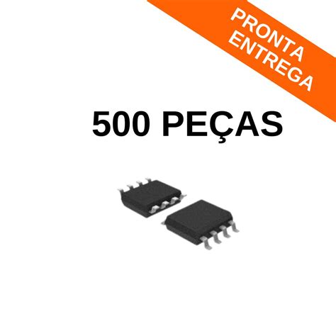 Kit 500 Peças Circuito Integrado LM393DMR2 SOP 8 SMD Circuitos