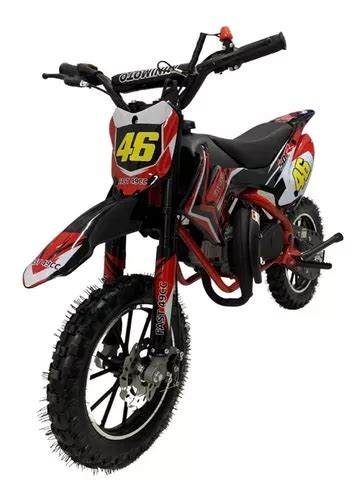 Mini Moto Cross Trp 49cc Partida Manual Nova 3 A 7 Anos Cor Vermelho