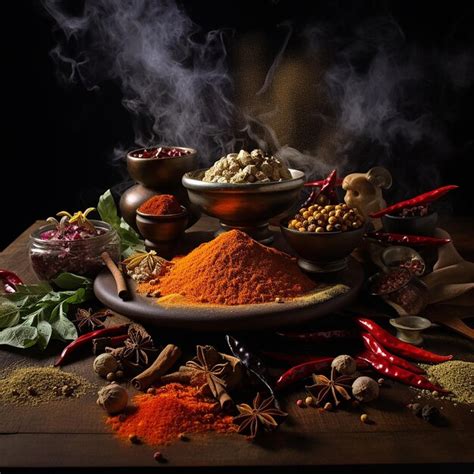 Premium Photo Hot Spices