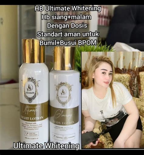 Hb Ultimate Whitening Dosis Standar Siang Malam Imd Glow Original