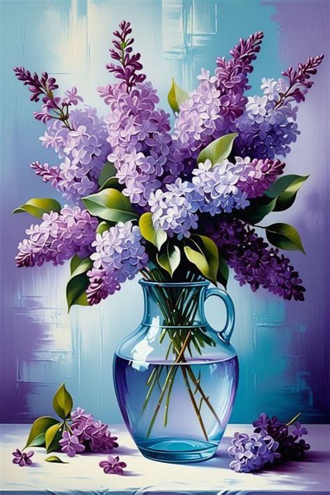 Pin By Marseven On Wallpapers In Lilac Painting Colorful Flower