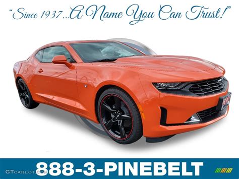 2019 Crush Orange Chevrolet Camaro Lt Coupe 130154493