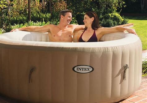 Intex Purespa Bubble Massage Inflatable Hot Tub Review Inflatable Hot Tubs Inflatable Spas