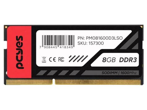 Mem Ria Notebook Pcyes Gb Ddr Mhz So Dimm Low Voltage V