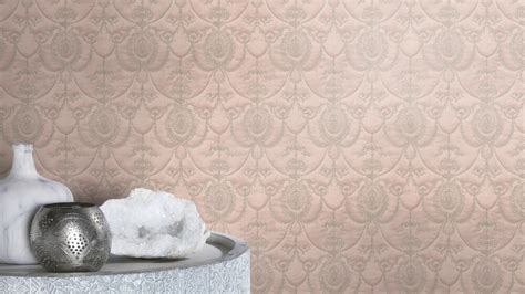 Rasch Wallpaper Trianon Classic Baroque Pink