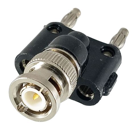 Bnc Male To Double Banana Plug Adapter Ebay