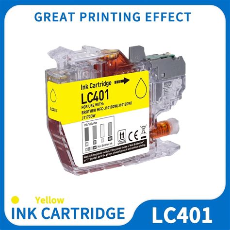 Lc401 Ink Cartridge For Brother Lc401 Lc 401for Mfc J1010dw Mfc J1012dw