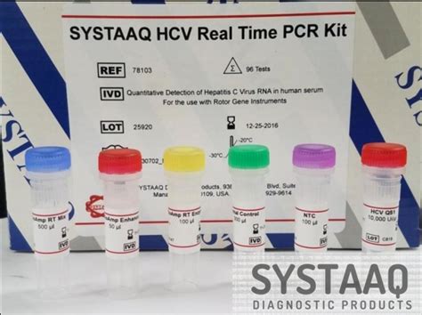 HCV Real Time PCR kit – SYSTAAQ