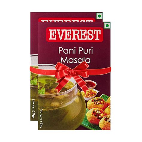 Everest Pani Puri Masala 50gm Amazon de Lebensmittel Getränke