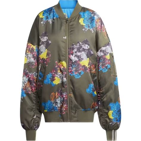 Adidas Jackets And Coats Adidas X Ivy Park Floral Satin Bomber Jacket