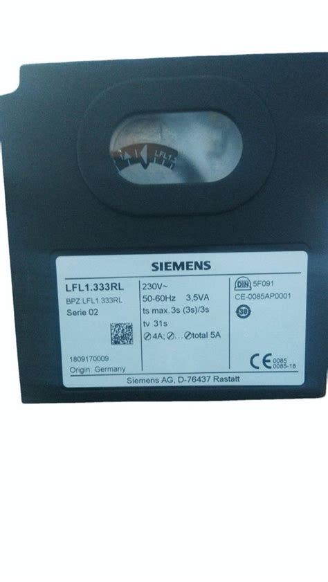 Siemens Gas Burner Controls LFL 1 33 For Industrial At 25600 In