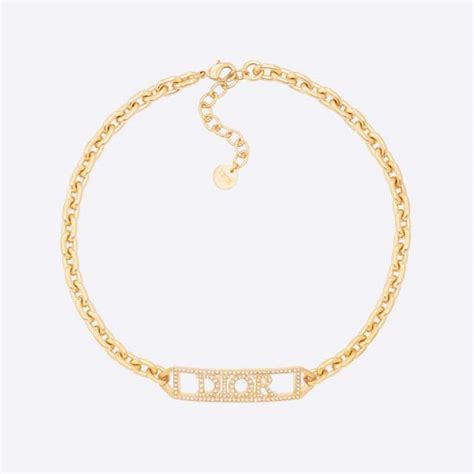 Dior Women Diorevolution Bracelet Gold Finish Metal And Silver Tone Crystals