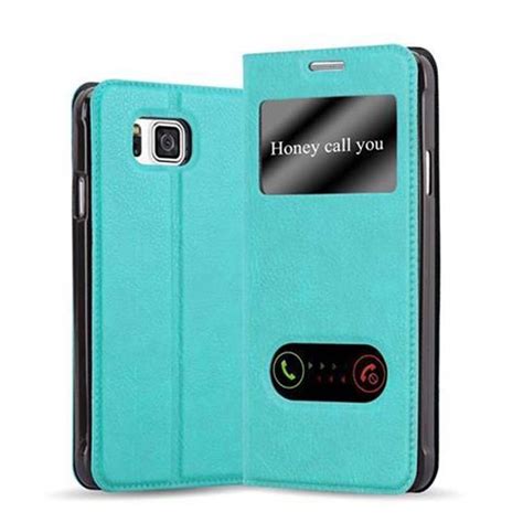 Samsung Galaxy Alpha Lommebokdeksel Cover Turkis Elkj P