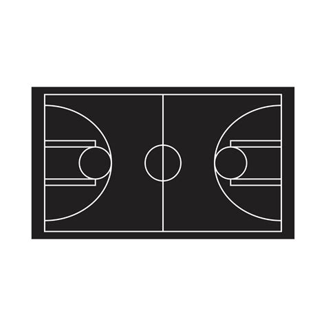 Black And White Basketball Court Background