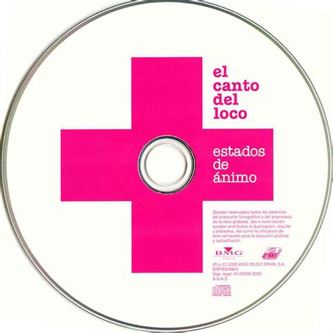 Car Tula Cd De El Canto Del Loco Estados De Animo Portada