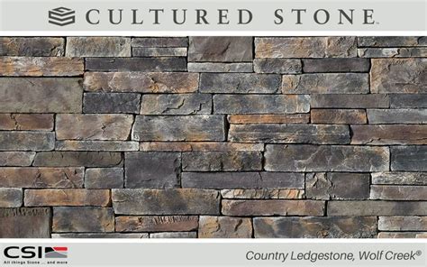 Cultured Stone® Country Ledgestone Wolf Creek® The Extensive