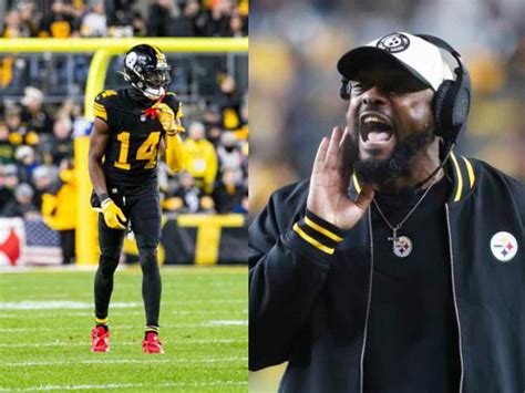 Steelers Hc Mike Tomlin Admits George Pickens Constant Sideline