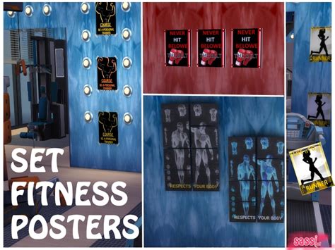 Sims Workout Posters