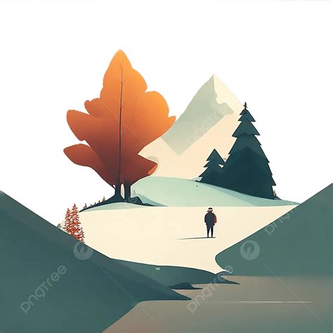 Mountain Illustraition Cartoon Mountains Png Transparent Clipart