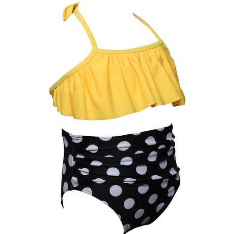 Akiihool Girl Swimsuit Girls Swimsuits Bikini Set Two Piece Swimsuit ...